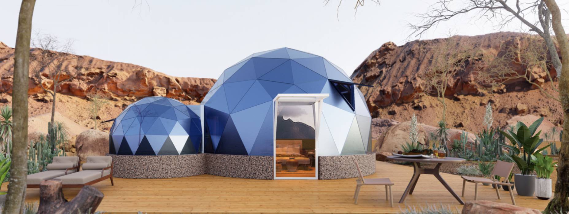 睢宁县球形智能光伏玻璃星空房